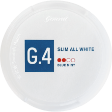 G.4 Slim All White Blue Mint
