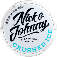 Nick & Johnny Crushed Ice XTRA Strong White