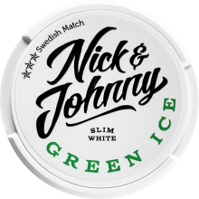 Nick & Johnny Green Ice Slim White