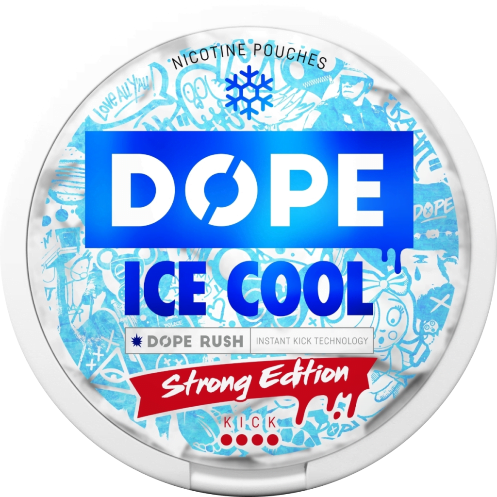 DOPE Ice Cool zählt zu den stärksten Snus der Welt